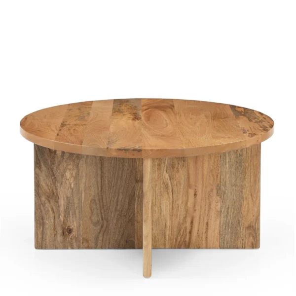 Salontafel jade rond naturel 2