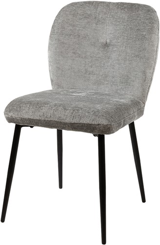 Bobby eetkamerstoel zonder arm perfect harmony light grey 85 unique collection