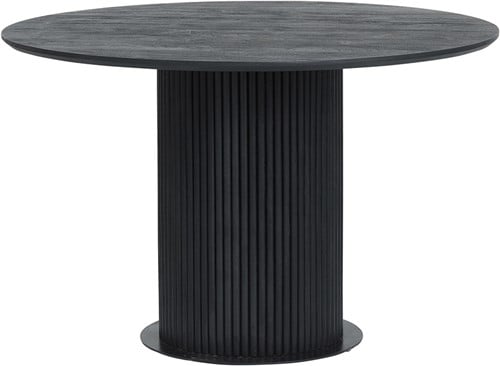 Eetkamertafel congo Ø120, Ø140, acacia black