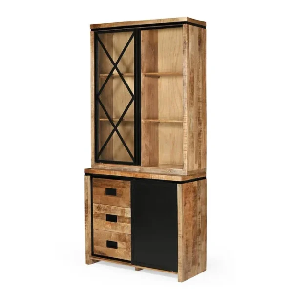 Vitrinekast novelle 100 cm 2