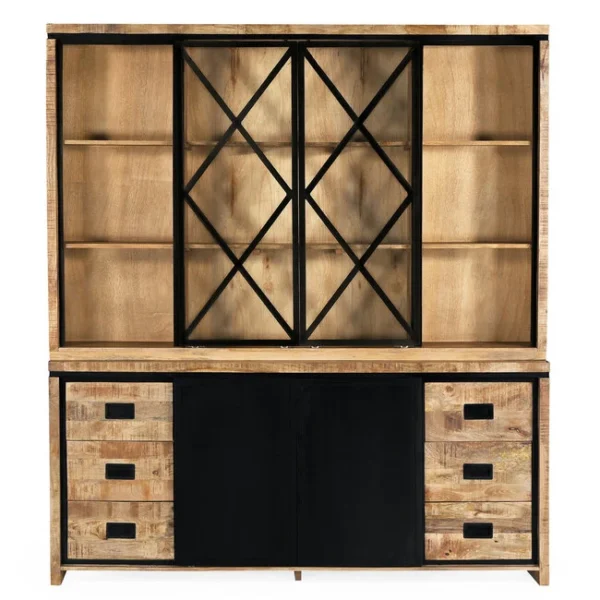Vitrinekast novelle 200cm 2