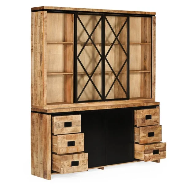 Vitrinekast novelle 200cm 3
