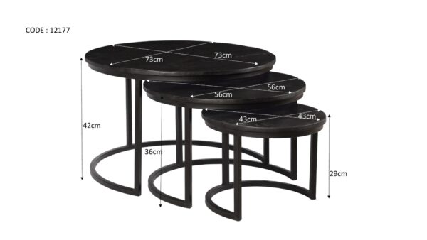 Salontafel Jerrel Kala Set of 3