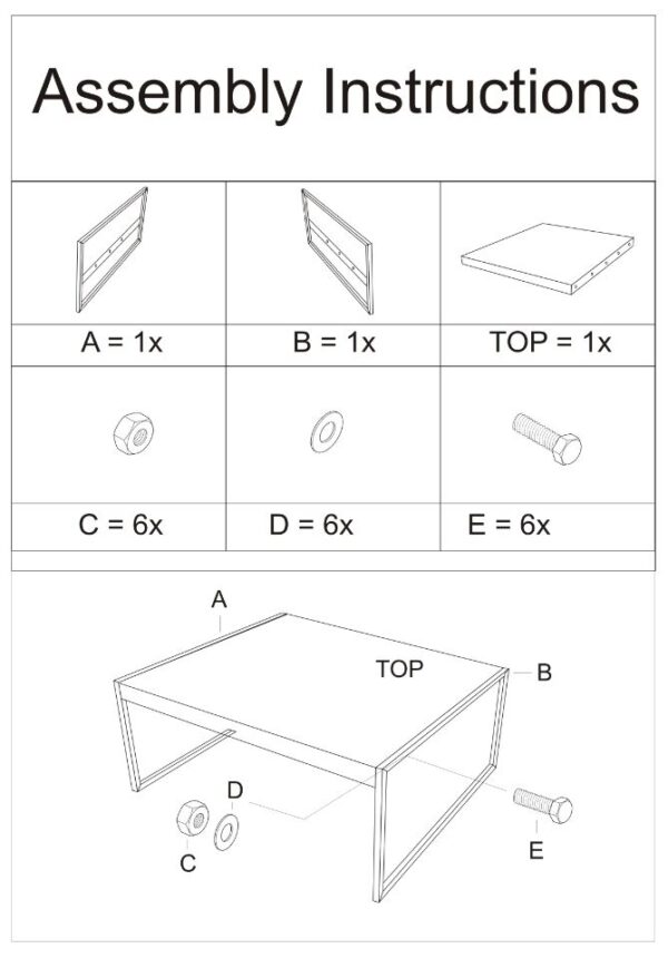 Bijzettafel Nairobi 60 cm