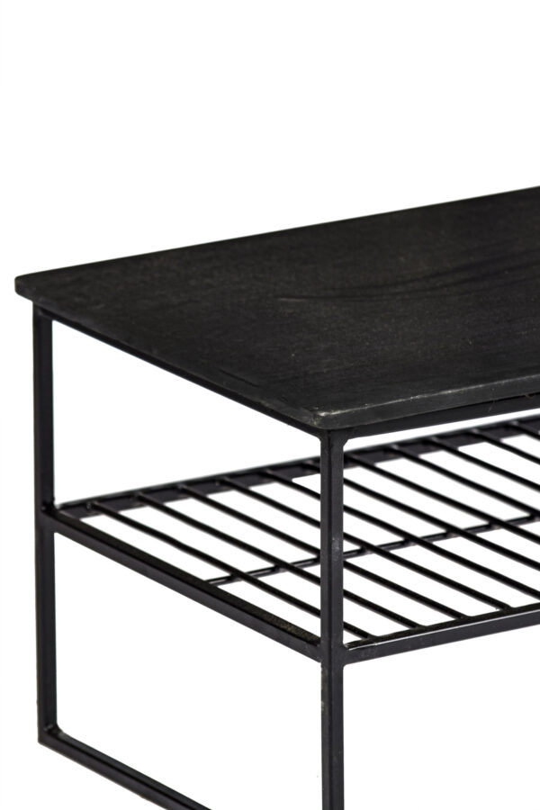 Salontafel Dian Marble Black Black 90cm