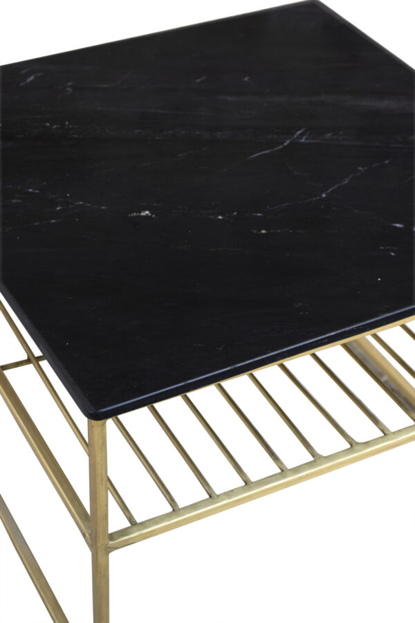 Salontafel Dian Marble Black Gold