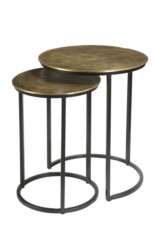 Cast Iron Beau Gold set of 2 - 13438