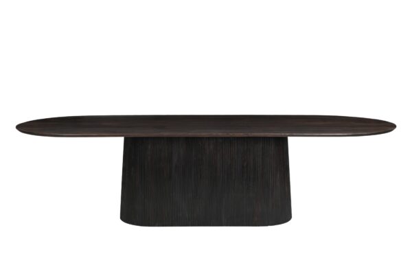 Eetkamertafel Salvator Walnut ovaal 300cm