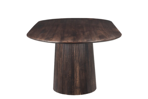 Eetkamertafel Salvator Walnut ovaal 300cm