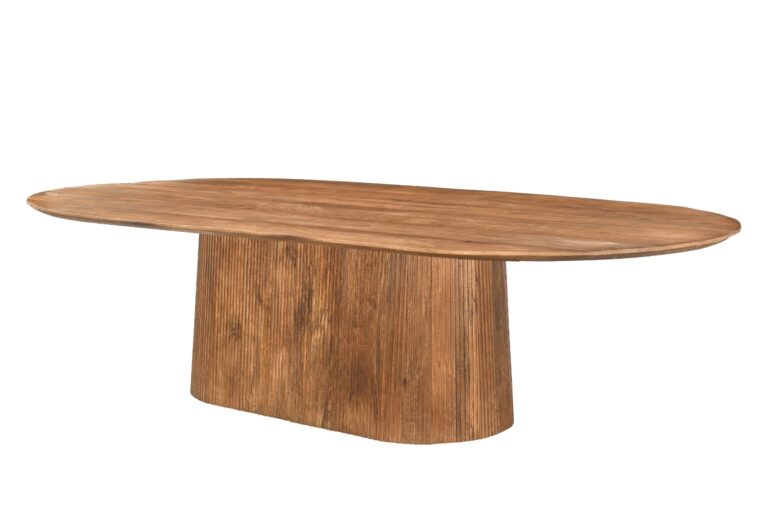 Eetkamertafel Salvator naturel ovaal 300cm
