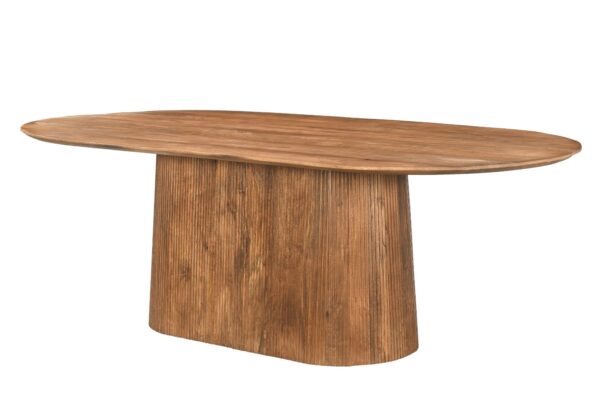 Eetkamertafel salvator bruin ovaal 200cm