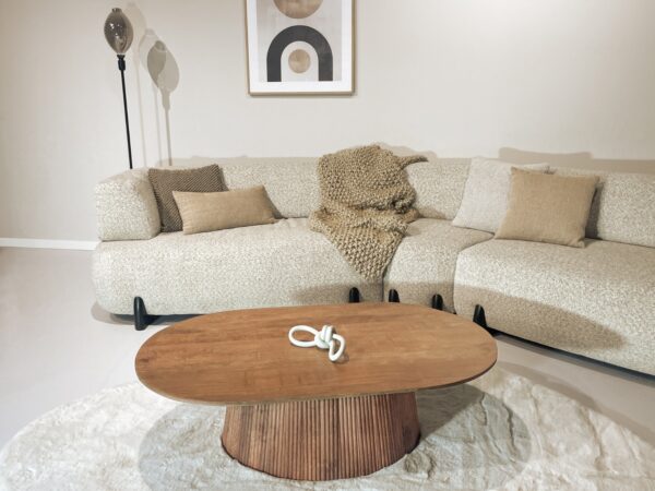 Salontafel Salvator naturel ovaal 120 cm
