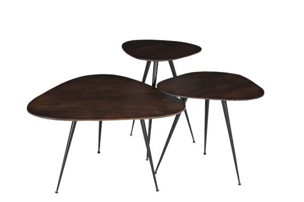 Salontafel Brix Loua Brown set of 3