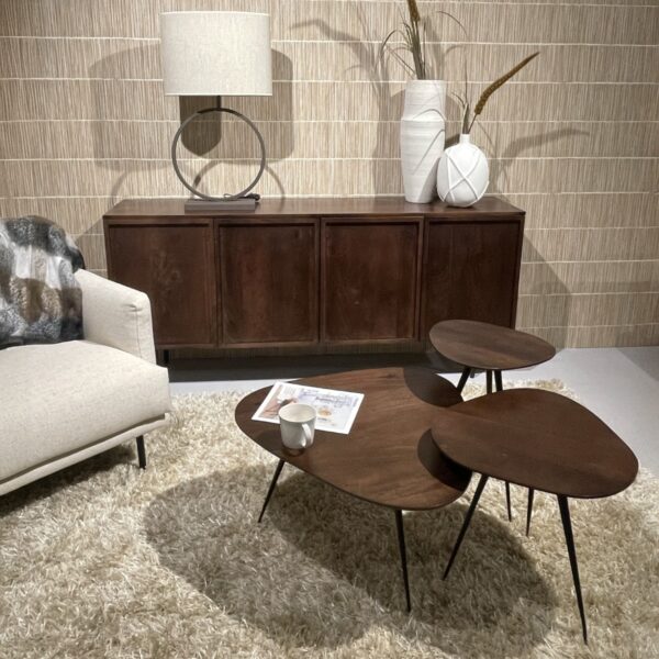 Salontafel Brix Loua Brown set of 3