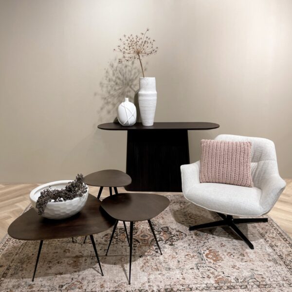 Salontafel Brix Loua Brown set of 3