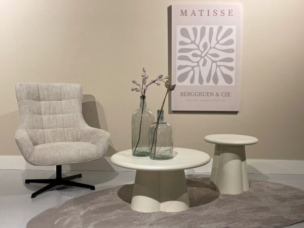 Salontafel Brix Clubs Sandy Rond Ø80cm