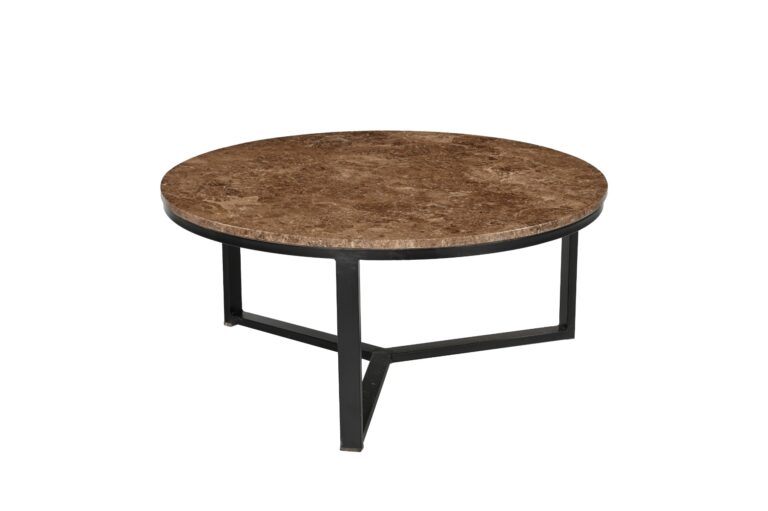 Salontafel Brix Senna Emperador – Diameter 60 x 32(h) cm