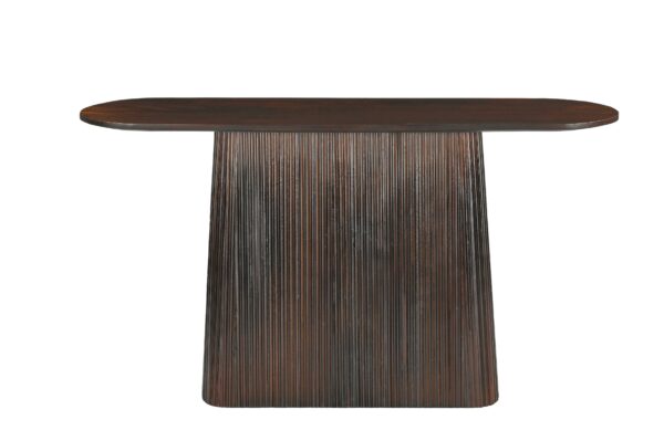 Side table Salvator walnut ovaal 140cm