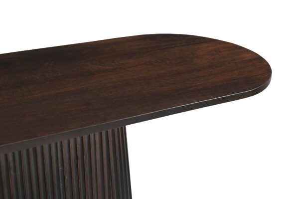 Side table Salvator walnut ovaal 140cm