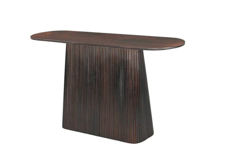Side table Salvator walnut ovaal 140cm