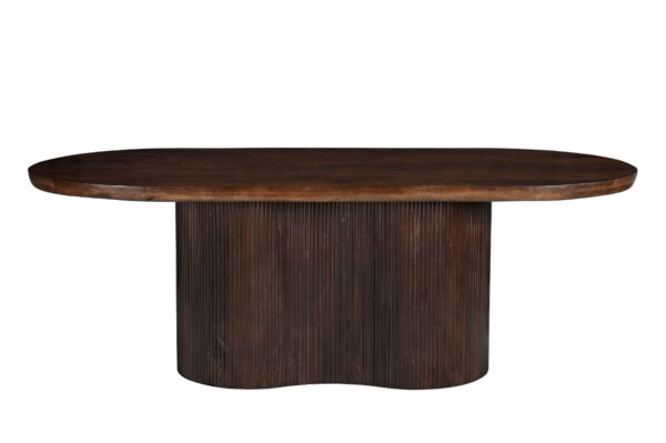 Eetkamertafel Sevilla ovaal Bruin 220cm