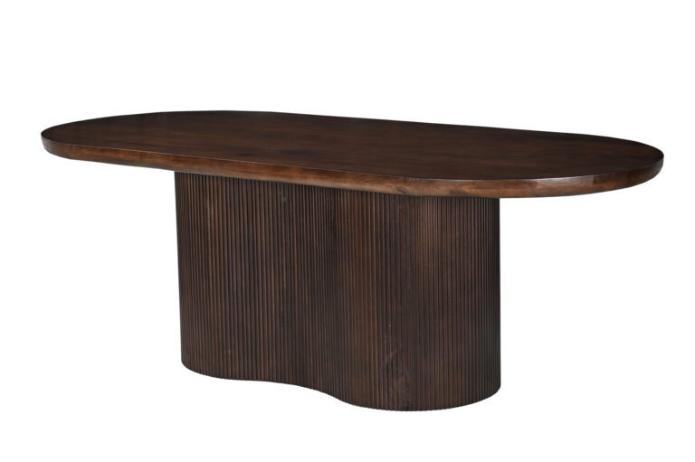 Eetkamertafel Sevilla ovaal Bruin 220cm
