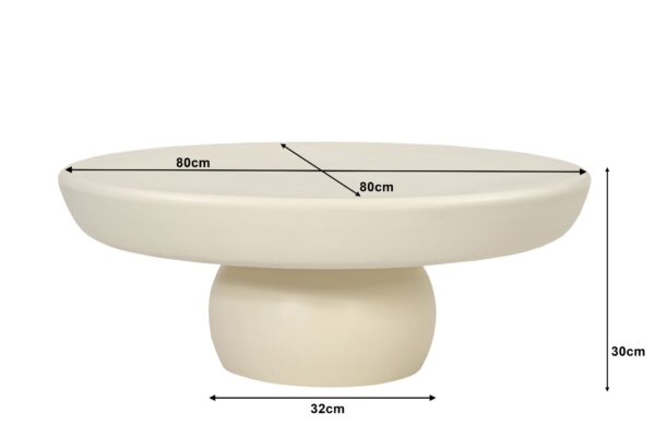 Salontafel Brix Dune rond