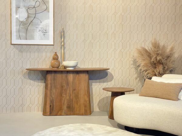 Side table Salvator naturel ovaal