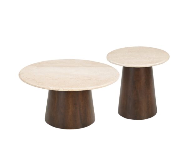 Salontafels Brix Bottecino rond Ø75cm