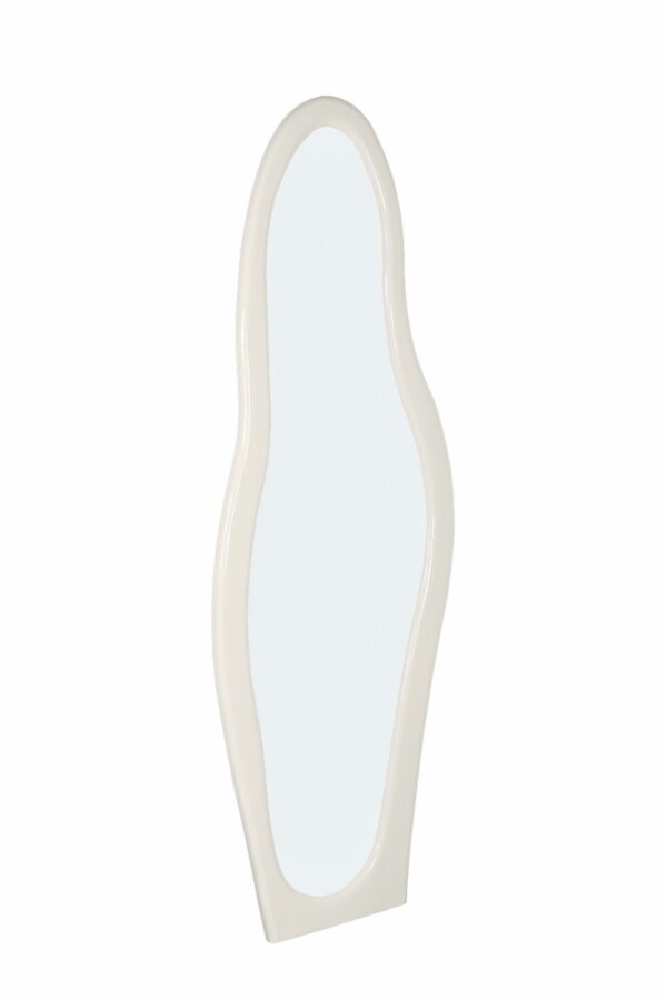 Spiegel organisch Brix Olivia Off White