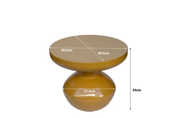Bijzettafel Brix Lou Mustard