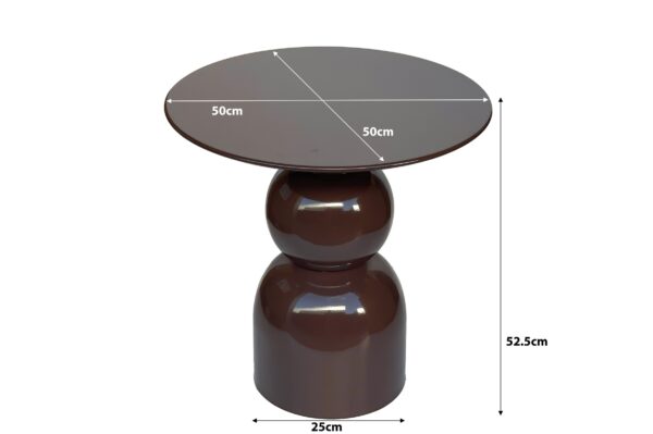 Bijzettafel Brix Wes Rust