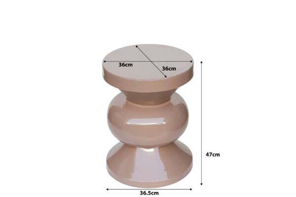 Bijzettafel Brix Ole Vintage Pink