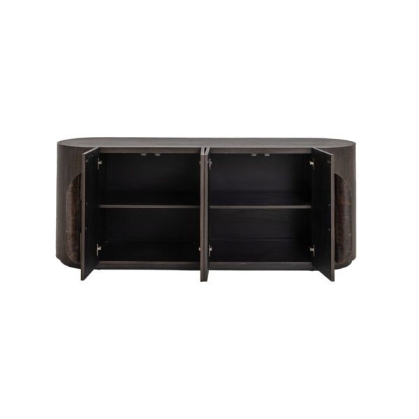 Dressoir allure 180 cm bruin eiken fineer gert willigenburg 2