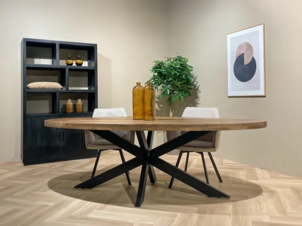 Eetkamertafel Sturdy ovaal 210 en 140 cm