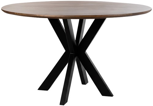 Eetkamertafel tokio mango brownwalnut. Gert Willigenurg Wonen