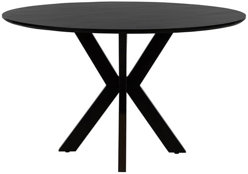 Eetkamertafel Tokio Zwart Ø120,Ø130,Ø150 – Ø 120 cm