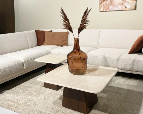 Salontafel brix bottecino vierkant