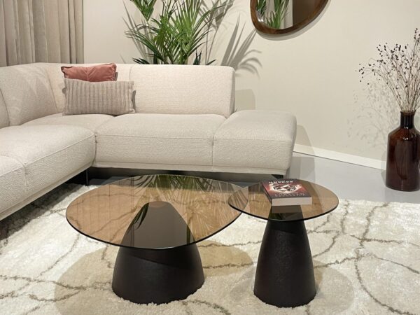 Salontafel brix mylon brown organisch 86cm