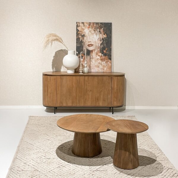 Salontafel salvator naturel ronde Ø 80cm