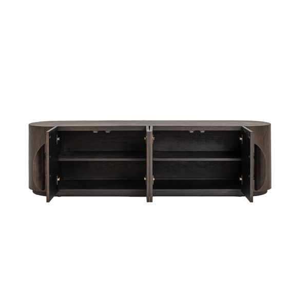Tv meubel allure donkerbruin 180 cm 2
