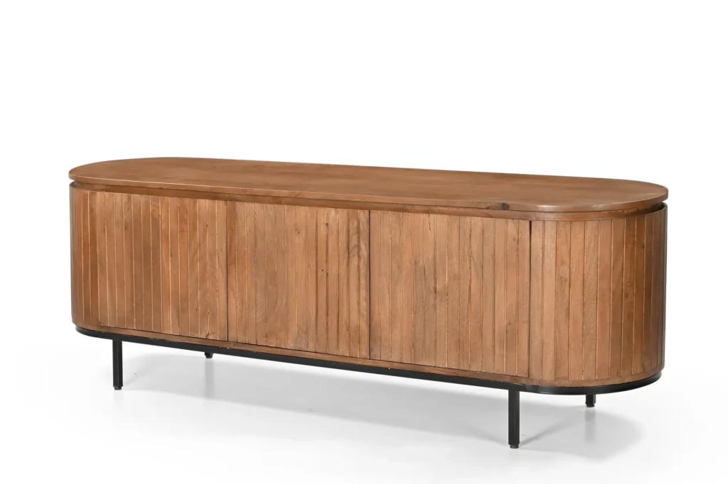 Tv meubel noor naturel 170 cm mangohout