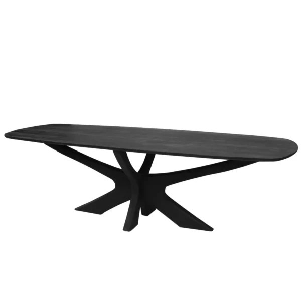 Eetkamertafel Brix Montreaux Black ovaal