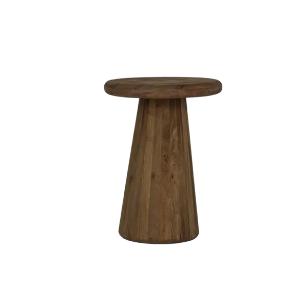 Asti bijzettafel rond bruin 40 en 60 cm
