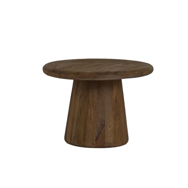Asti bijzettafel rond bruin 60 cm