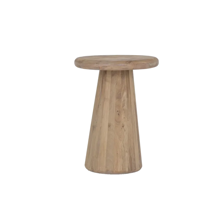 Bijzettafel Asti rond Naturel – Ø 40 x 55 cm (h)