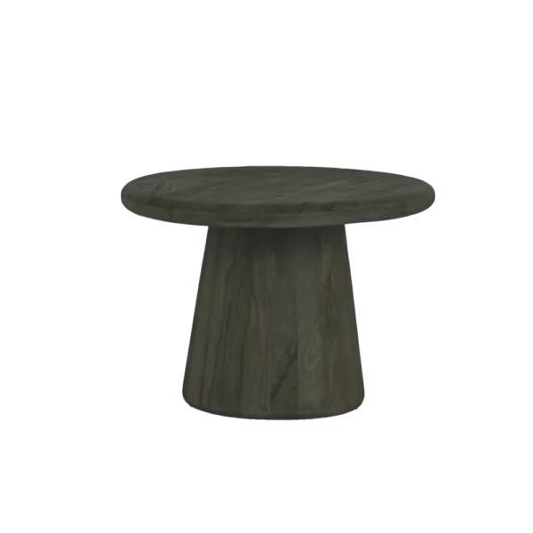 Bijzettafel asti rond olijfbruin 60