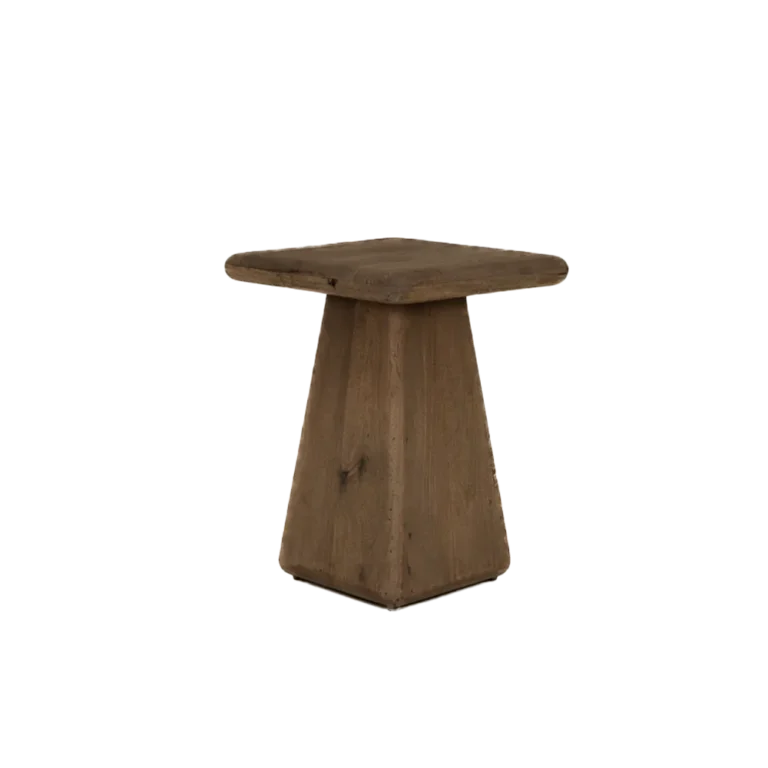 Bijzettafel Asti vierkant Bruin – 40 x 40 x 55 cm