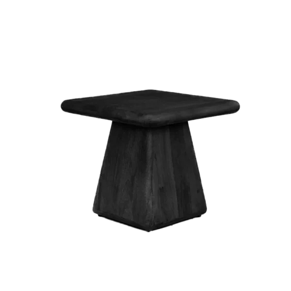 Bijzettafel asti vierkant zwart 60 cm