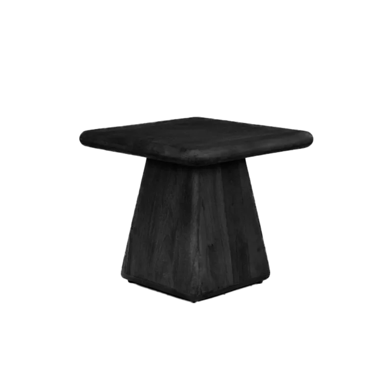 Bijzettafel Asti vierkant Zwart – 60 x 60 x 45 cm